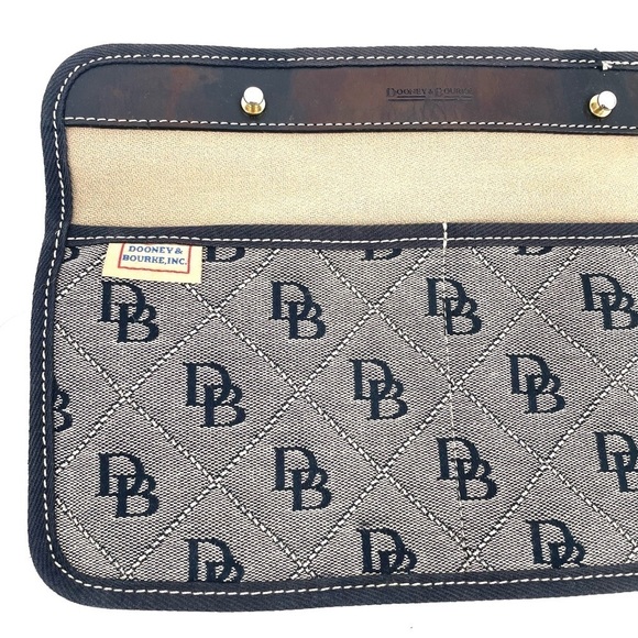 Dooney & Bourke Signature DB Logo Canvas Tote Insert Replacement - Picture 2 of 7